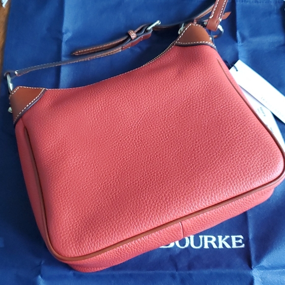 SOLD-Dooney and Bourke Kimberly Orange Crossbody - Picture 8 of 16
